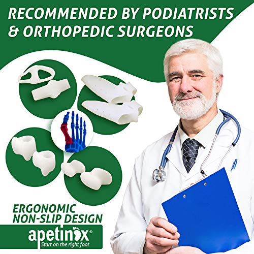 Bunion Corrector Support Kit, Bunion Relief Bunion Splint Soft Gel Toe Separators Spacers Cushions Orthopedic Straighteners Hammer Toe Hallux Valgus Crooked Toe Joint Pain, 4 Products Men Women