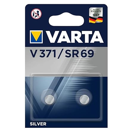 VARTA Batterien Alkaline Knopfzelle V371/SR69 Knopfzellen (2er Pack, in Original Blisterverpackung)