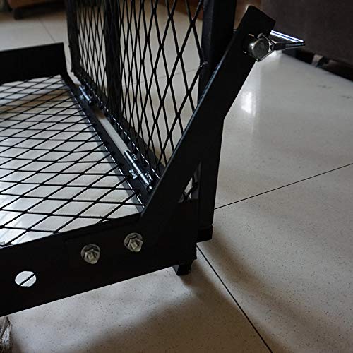 300kg Foldable Durable Hitch Mounted Wheel Chair Carrier Mobility Scooter Ramp Rack Baby Carriage Puller - Thumbnail 4