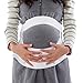 ilovebaby Pregnancy Support Belt, Maternity Belt – Support Waist / Back / Abdomen Band, Belly Brace Velcro Attachments, White Color, Size M