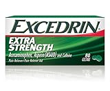 Excedrin Extra Strength Pain Relief Gel Tabs 80 count for Headache Relief