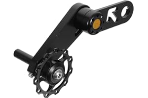 GAROZATION Single Speed Bicycle Chain Tensioner and Rear Derailleur Adjuster for Folding Bikes Lightweight