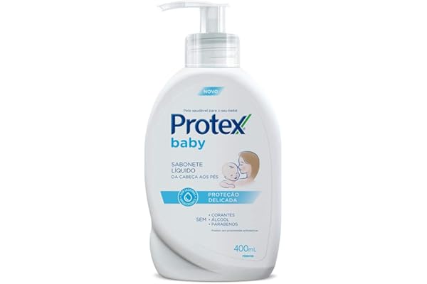 Sabonete Líquido Bebê Protex Baby Delicate Care 400ml