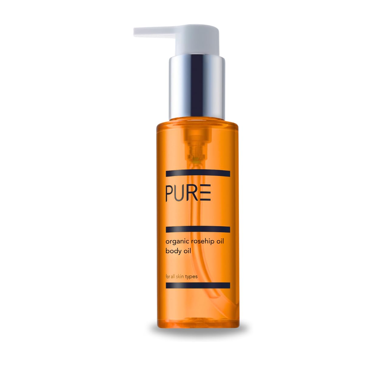 PURE Spa Skincare Organic Cold-Pressed Rosehip Oil – Fades Scars, Stretch Marks & Dark Spots – Brightening, Nourishing & Anti-Ageing Face & Body Oil – Pure, Natural & Vegan – 100ml