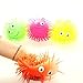 Dazzling Toys LED Puffer Ball – Set of 6 Squishy Light Up Spike Balls, Bouncy Stress Balls for Kids, Glow in Dark Fidget Toy for Toddlers, Glowing Bright Lights for Toddler Party Favors & Christmas