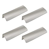 LC LICTOP 4 Pcs Arc Modern Finger Edge Pulls