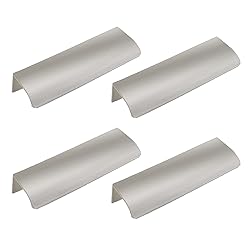 LC LICTOP 4 Pcs Arc Modern Finger Edge Pulls
