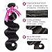 Beauty Princess Hair Brazilian Body Wave 1 Bundle 8A Unprocessed Virgin Human Hair Weaves 95-100g/bundle Natural Black Color (26inch, Black)