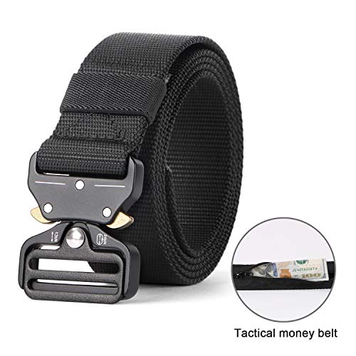 Tactical Belt, Military Style bing Riggers Nylon Belt with Heavy