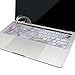 Mosiso Keyboard Cover for Touch Bar Models Newest Version MacBook Pro 13 A1706 & MacBook Pro 15 A1707 (2017 & 2016) with Touch ID, Colorful Marble