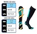 Extreme Fit Copper Compression Socks for Men & Women - made for running, athletics, pregnancy and travel - 6 Pair (Large/X-Large)