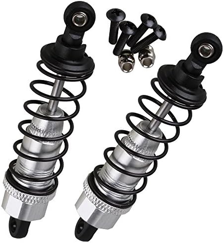 Yiguo 2pcs Aluminium K949-010 Front Shock Absorbers for RC 1:10 WL-K949 Off Road Car Silver