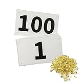Kayiete 1-100 Running Race Bibs Large Numbers with