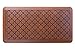 Butterfly Anti-Fatigue 20 x 39 Inch Quatrefoil Kitchen Comfort Mat, Antique