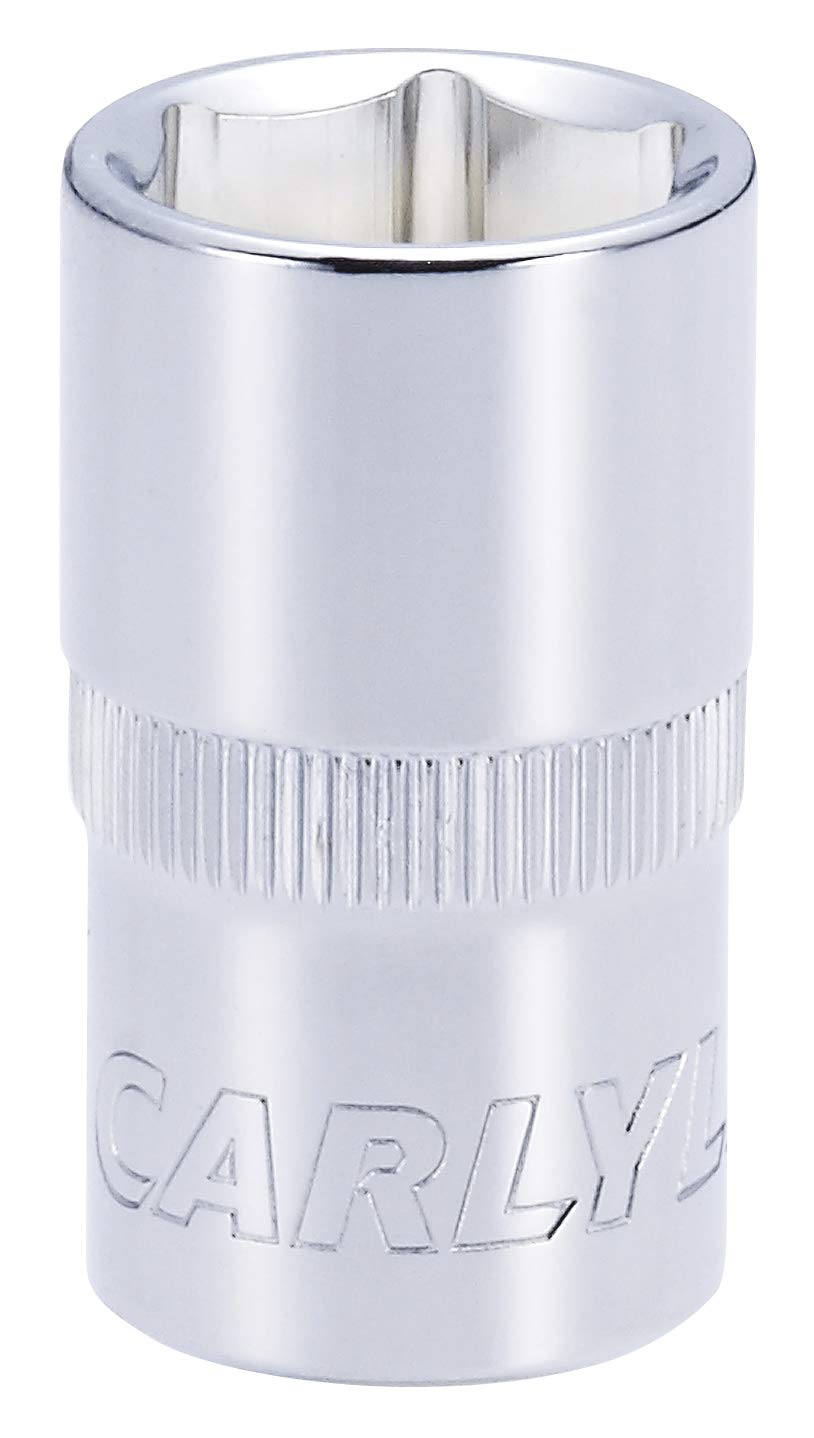 Carlyle Hand Tools Socket - Shallow - Metric Standard - 1/2" Dr - 16 mm