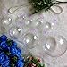 AerWo 30mm Transparent Fillable Ball Bauble Christmas Ornament Party Decoration, 10 Pieces