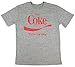 Coca Cola Enjoy Coke It's The Real Thing Gray Graphic T-Shirt