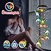 Dekopia Solar Wind Chimes 8 Hummingbird Outdoor Decor Color Changing Light Sensor Solar Power eco Friendly Easy to use Waterproof Design Christmas Ornaments Night Party Garden Decor