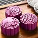 Cookie Stamp Moon Cake Mold Chinese Mid Autumn Festival Cake Press Polvoron Cutter with 50g 6 Stamps DIY Decoration