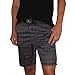 Mens Athletic Shorts, Perfect to be Worn as Mens Boardshorts, Mens Golf Shorts or as Mens Swim Shorts (Black Plaid, 34)