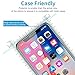JACNITAD iPhone X Screen Protector Tempered Glass [Case Friendly] 2 Pack for Apple iPhone X / 10 (2017) - Clear