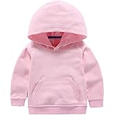 Ding-dong Baby Toddler Kid Boy Girl Solid Casual Pocket Hoodie Sweatershirt Pullover