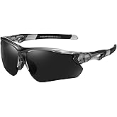 FAGUMA Polarized Sports Sunglasses for Men Women Fishing Cycling Running Golf Motorcycle TR90 Frame UV400 Protection