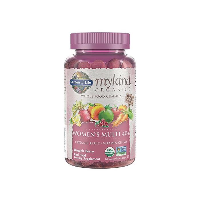Garden of Life - mykind Organics Women's Gummy Multi - Berry - 120 Organic Fruit Chews