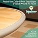 Edge Armor - 16.4 Feet of Edge Guards & 4 Pre-Taped Corner Protectors Premium Furniture Corner Safety Bumpers - Light Slate Grey