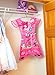 MARZ Products Dress-Style Hanging Closet Jewelry & Accessories Organizer, in Fuscia