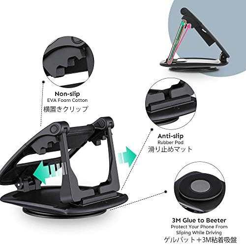 好評 B084ksq549 車載ホルダー 100 品質保証 正規品送料無料 ビューティー Eono イオーノ スマホホルダー Iphone Samsung Sony Lg Huawei等3 5 6 5インチスマホ適用 片手操作 スポーツ アウトドア 360 回転可 360 回転可 新作製品 世界最高品質人気 水洗い可