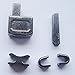 2 Sets Gun Metal #10 Metal Zipper Head Box Zipper Sliders Retainer Insertion pin Easy for Zipper Repair,Zipper Repair Kit (#10)