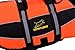 Dog Life Jacket with Reflective Strips for Dogs, Bright Color Safety Vest, Orange L