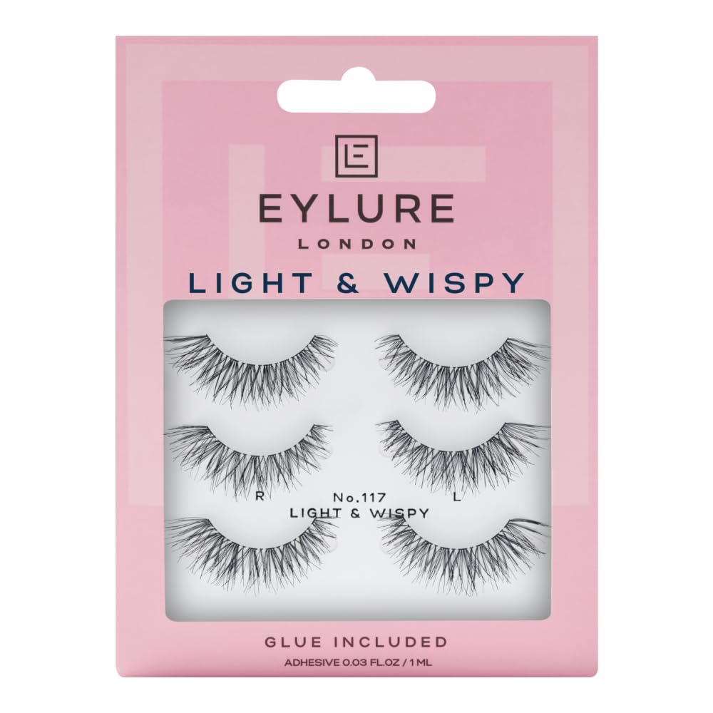(Multi Pack- 3 Pairs) Eylure Texture #117 False Eyelashes, Black by Eylure