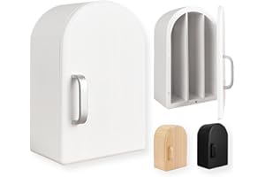 Cell Phone Box for Family Time, Bamboo Cell Phone Jail, Hold 6 Phones, Phone Holder Self-Discipline Box, Family Time Organize