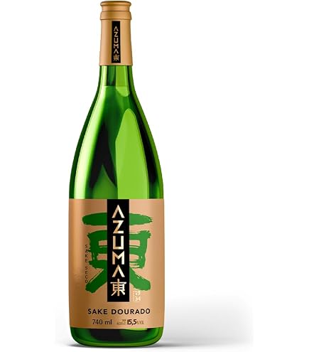 Kit 01 Saquê Seco Azuma Sake Kirin Comum + 02 Copo Guinomi (ÚNICO