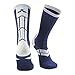 Epivive Velocity Navy Blue & White Football, Basketball, Lacrosse Socks (Medium)