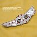 HYUNDAI Genesis Hood Wing Emblem Black Chrome, Large Size 7.25