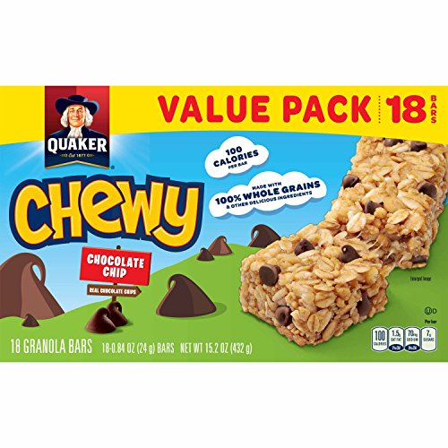 2 Quaker+Chewy+Granola+Bars+Chocolate