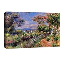 Canvas Wall Art Young Woman by Pierre Auguste Renoir Canvas Prints Home Artwork Decoration for Living Room,Bedroom - 12x18 inches