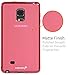 Galaxy Note Edge Case - Fosmon [DURA FROST] Smooth Durable & Flexible SLIM-Fit Cover for Samsung Galaxy Note Edge (Hot Pink)