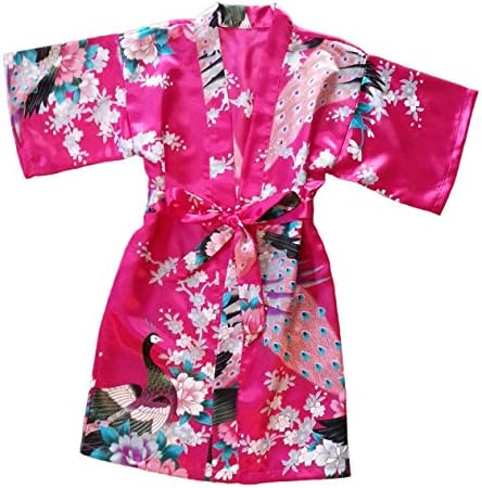 Flower Girl Robe (6, Fuchsia)
