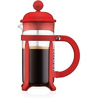 Bodum Java French Press Coffee Maker, 12 oz, Red