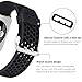 Mosstek Compatible with Apple Watch Band 38mm 40mm 42mm 44mm, Sport Silicone Breathable Replacement Bands Compatible with iWatch Apple Watch Series 6 5 4 3 2 1 SE for Men Women