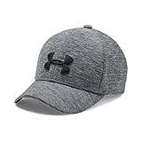 Under Armour Boys' Twist Closer Cap, Steel/Black, Small/Medium