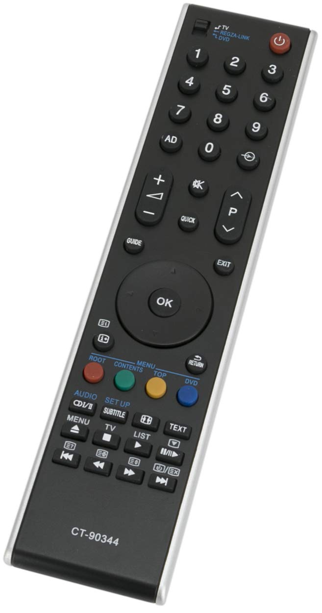 ALLIMITY CT-90344 Remote Control Replace for Toshiba 32RV733B 37RV733B 37RV753B 32SL753B 40RV733FC 32RV743 32XV733 32XV733G 46XV733G CT-90344 37RV733 40RV733G 40RV734 32MV732 32RV733