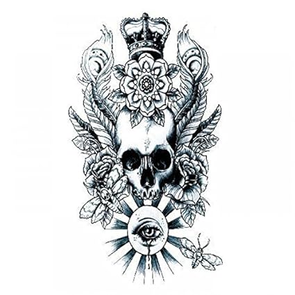 Wonbeauty Halloween Tatuajes Temporales Para Hombres Y Mujeres