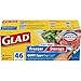 Glad Zipper Food Storage and Freezer 2 in 1 Plastic Bags - Quart - 46 Count (Package May Vary)