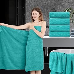 4 Piece Bath Towel Oversized Bath Sheet