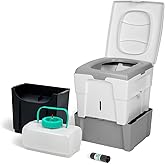 TROBOLO WandaGO Composting Toilet, Portable Outdoor Camping Toilet, Urine Diverting Dry Toilet With Height Adjustment
